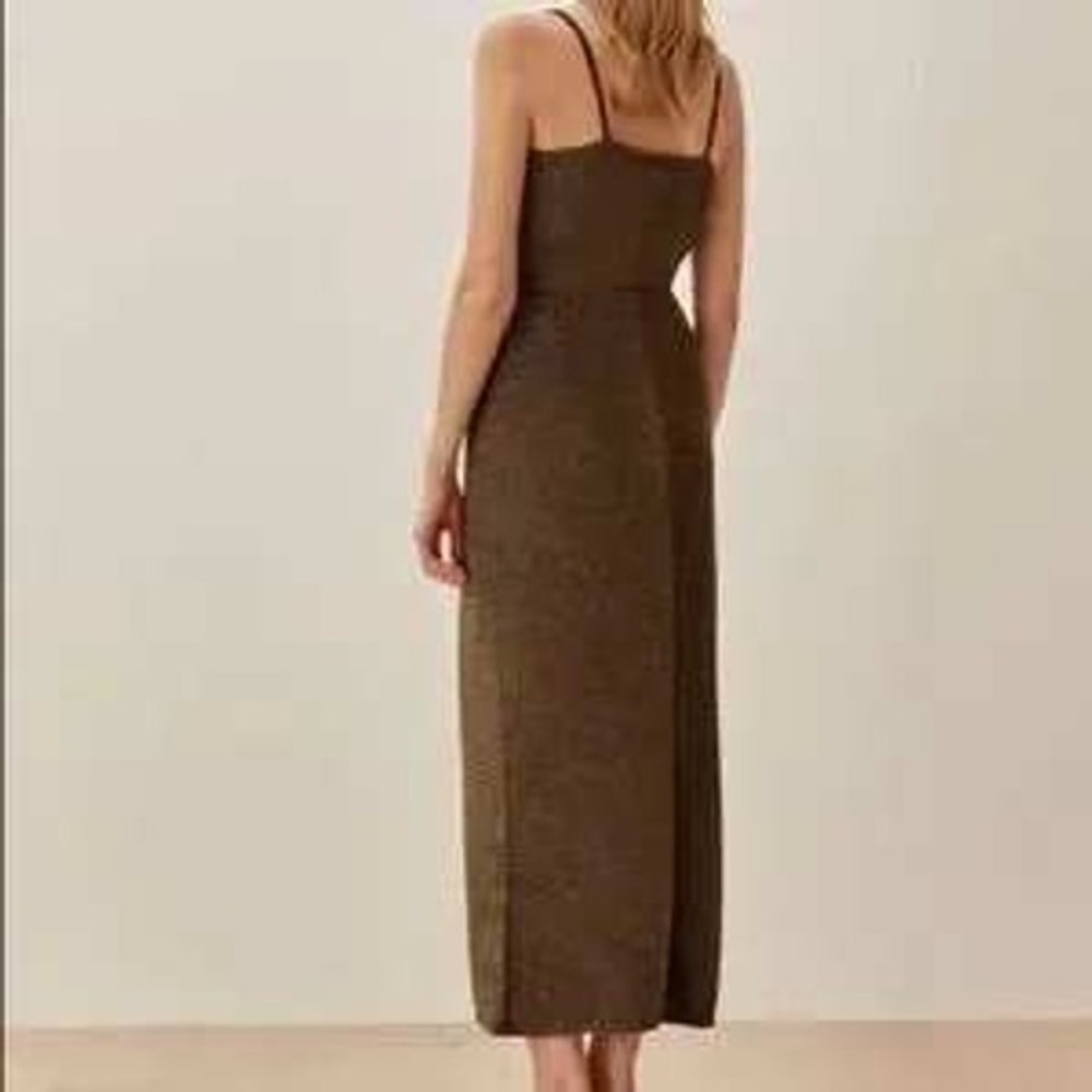 Reformation Metallic Midi Dress - Picture 6 of 8